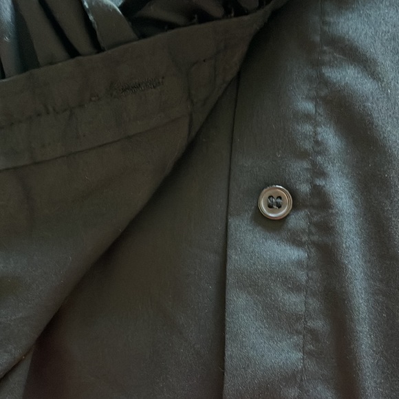 NY&C Black Ruffled SS Blouse - Picture 4 of 6